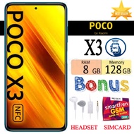 XIAOMI POCO X3 NFC RAM 8/256 GB FULLSET Bergaransi - FREE SIMCARD - PROMO