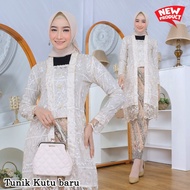 kebaya tunik tile sapto kutubaru kombinasi payet elegan