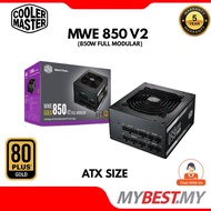 Cooler Master MWE Gold 550W / 650W / 750W / 850W V2 Full Modular Power Supply PSU (80 Plus Gold, 5 Y