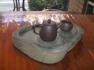 [台南寶麗古典傢俱藝品]~台灣天然西瓜石茶盤~紋路漂亮~長35寬24高5.5公分重8公斤