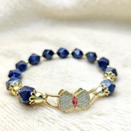 【設計款】14K金藍砂石手串