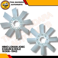 Radiator Fan HINO LOHAN JO8C 8 LEAF 6 HOLE Fan Blade 16306-1942