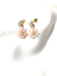 手作櫻花珍珍耳環