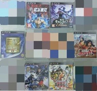 PS3 game/games ～ 無雙musou系列  真北斗無雙, 無雙Orochi蛇魔2 ultimate, 真三國無雙6, 戰國無雙 真田丸, 戰國Basara 4 皇, 戰國Basara 真田