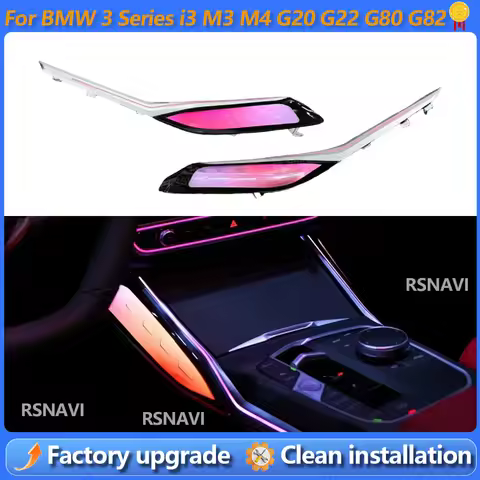 Crystal Center Console Saddle ambient Light For BMW 3 Series i3 M3 M4 G20 G22 G80 G82 LED Ambient Li
