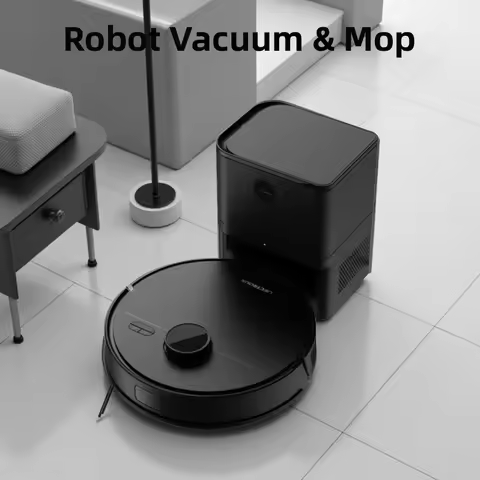 LDS Robot Vacuum Cleaner & Mop Liectroux T9 Pro,Wet Dry Cleaning,Self Empty,Multi-floor Map,6500Pa,C