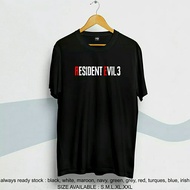 kaos distro resident evil 3 / baju game resident evil 3