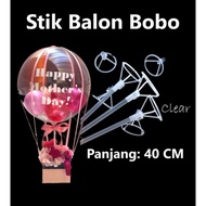 PVC Balloon Stick + Cup Large PVC Balloon Stem/