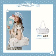 กระเป๋าสะพายข้างความจุขนาดใหญ่ Vanwalk Happy Band กระเป๋าเดินทางสะพายไหล่ข้างเดียวสำหรับผู้หญิง กระเ