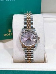 👑[現貨]🔥🔥Rolex Datejust 勞力士日誌型系列 179171 粉面鑽 26mm表徑 間18k玫瑰金 自動機械 淨表 rolex/rolex submariner/rolex dayton