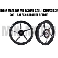 HYLOS MAGS SET FOR MIO SOUL I 125/MIO M3/MIOMXI SIZE 1.6x1.85x14