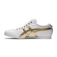 [2 colors] New Onitsuka Shoes for Women Original Sale 66 Slip-On Canvas Shoes for men Unisex Casual Sports Sneakers White/Gold/Silver