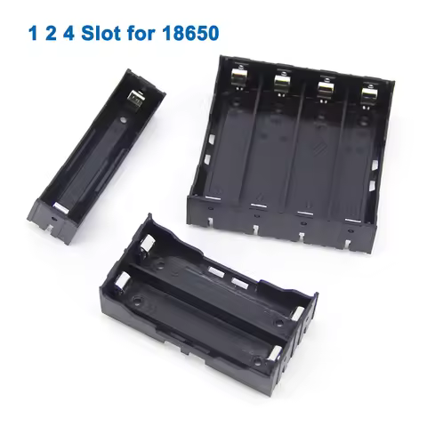 1 2 4 Slot 18650 3.7v Power Bank Cases box holder High quality DIY battery hard case Container With 