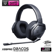 หูฟังเกมมิ่ง Nubwo X99PRO DRACOS 7.1 Virtual Surround sound เชื่อมต่อได้แบบ Tri-mode wireless Bluetooth jack 3.5mm สินค้าประกับศูนย์ 2 ปี