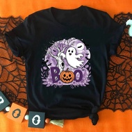 @% 100 Cm.-5XLHalloween Spooky Boo Ghost Halloween Pumpkin Trick Or Treat Tshirt Kids Adult Hallowee
