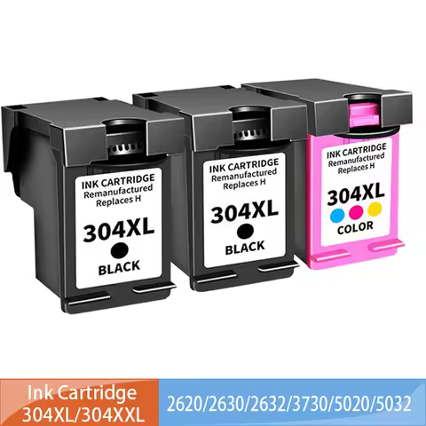 304XL Ink Cartridge for HP 304XL HP 304 Deskjet 2620 3700 3720 3730 3750 3752 3762 3760 5000 5010 50