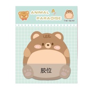 Sticky Notes Motif Hewan Tempelan Kertas Note  Catatan Memo Karakter Binatang Mini Book Animal Lucu 