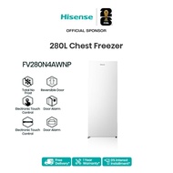 Hisense Official Store Right Hand Upright Freezer 立式冷柜 (280L) White - FV280N4AWNP