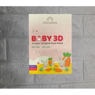 PROXIMA  4 Layer  Baby 3D Surgical Face Mask Disposable 20's