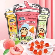 Dobby哆比蜡笔小新联名乌龙茶果汁软糖儿童卡通贴纸软糖蜡笔小新纹身贴 CrayonShinChan Tea Juice Gummy Candy Tattoo Sticker 45g