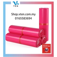 100PCS Rose Red Flyers Courier Bag Plastic Pos Kurier Plastik Kurier Courier Bag  Plastik Parcel Fly