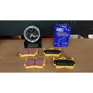 {Hyway Car Products} Uk EBC Yellow Leather Later Order DP41920R 718 Cayman Boxster GTS 2.5L