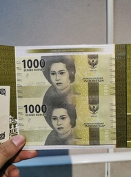 Uncut Uang Bersambung 1000 Rupiah 2016 gratis ongkir