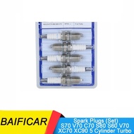 Baificar Brand New Genuine Platinum Spark Plug (Set)8692071 Suitable for Volvo S70 V70 C70 S80 S60 V