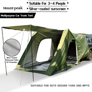 Car Trunk Tent Sunshade Rainproof Tailgate Shade Awning Tent for Car Khemah Belakang Kereta Camping 