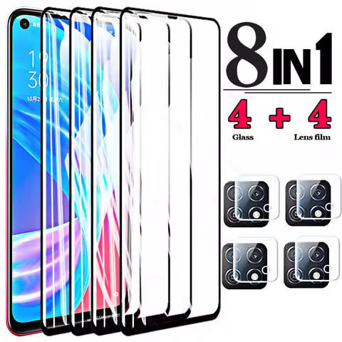 Tempered Glass For Oppo A72 a73 a74 5g Screen Protectors on For Oppo A72 a73 a74 4g Camera Glass For