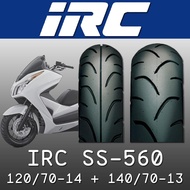 IRC SS-560 ตรงรุ่น Honda Forza 300 [ยางหน้า 120/70-14] [ยางหลัง 140/70-13]