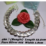 Genuine SILVER 925 Bangle  (Bangle Untuk Dewasa)