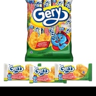 Gery Krekers Beras Asin 1 pak isi 10x5.6gr - kraker cracker beras