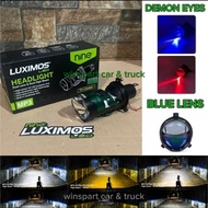 Mini biled H4 LUXIMOS MP3 ULTRA 3 Colors ALL WEATHER 50W DEVIL Eye 1 year warranty Mini Biled H4 car