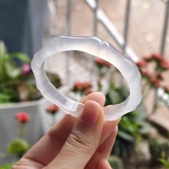 Bamboo Carved Agate Bracelet 54.2 Circles