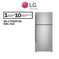 2025 NEW ( DELIVER KL AND SELANGOR ) LG 547L INVERTER 2 DOOR FRIDGE GN-C702HFCM SLIVER OR GN-C702HQC