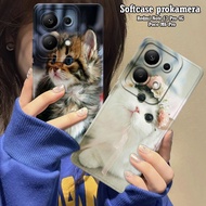 Redmi Note 13 Pro 4G Case - poco M6 Pro Silicone Pro Camera Cat Motif (DS03)