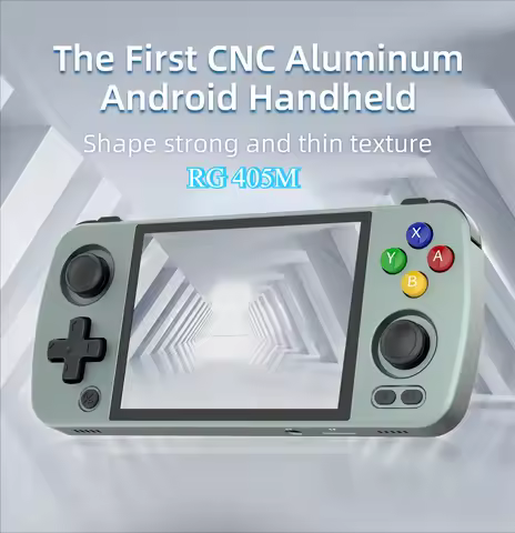 ANBERNIC RG405M 4'' Handheld Game Console IPS Touch Screen Android12 System Metal Shell Retro Video 