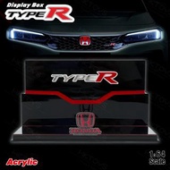 1：64 收納 HONDA TYPE-R風格亞架力展示盒 車模展示盒