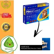 Nexgard Spectra S for BB 3,5-7,5KG Dog Flea Medicine Small Repack