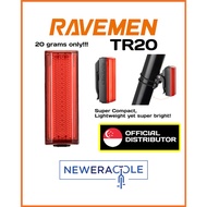 Ravemen TR20 USB Rechargeable Bicycle Road Bike Mini Rear Compact Bike Flash Light 20 Lumens