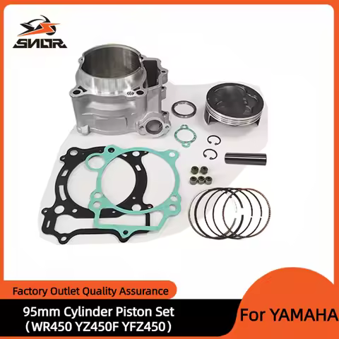 SNOR 95mm Motorcycle Cylinder Piston Gasket Kit For Yamaha YFZ450R 2009-2011 YFZ450X 2010-2011 YZ450