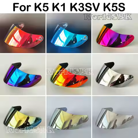 Helmet Visor for AGV K1 K3SV K5 Motorcycle Helmet Glasses Motorbike Helmet Discoloration Lens Night
