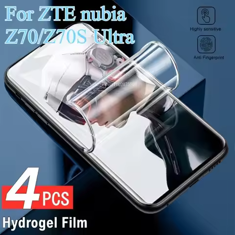 4Pack HD Full Coverage Soft Hydrogel Film for ZTE Nubia Z70S Ultra Z50s Z60s Z70 Ultra RedMagic 10 A