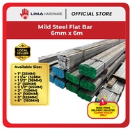 Flat Bar, Bar Rata, Alat Binaan 扁钢 6mm x 3/4" | 1" | 1 1/2" | 1/4" x 6m