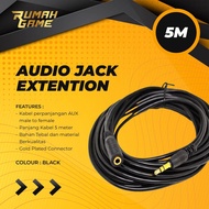 5 meter aux extension audio cable / 5 meter aux extension