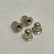 NUTS 11 M7 CAP NUT/ KEY 10 NUT BOLT EXHAUST HEAD HONDA GENIO BEAT PCX SUPRA GRAND DSB SUITABLE FOR V