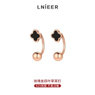 Lnieer | Anti-fall Earrings Rose Gold 4-Leaf Clover