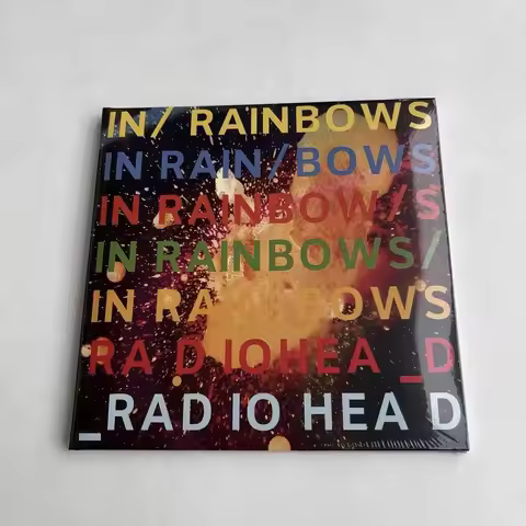 Retro Radiohead Music CD In Rainbows Album Compact Disc Cosplay CD Walkman Car Play Songs Party Musi
