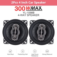 ๑2pcs 4/5/6 Inch Car Speakers 4 Way Subwoofer Car Audio Music Stereo Full Range Frequency Coaxia W☁